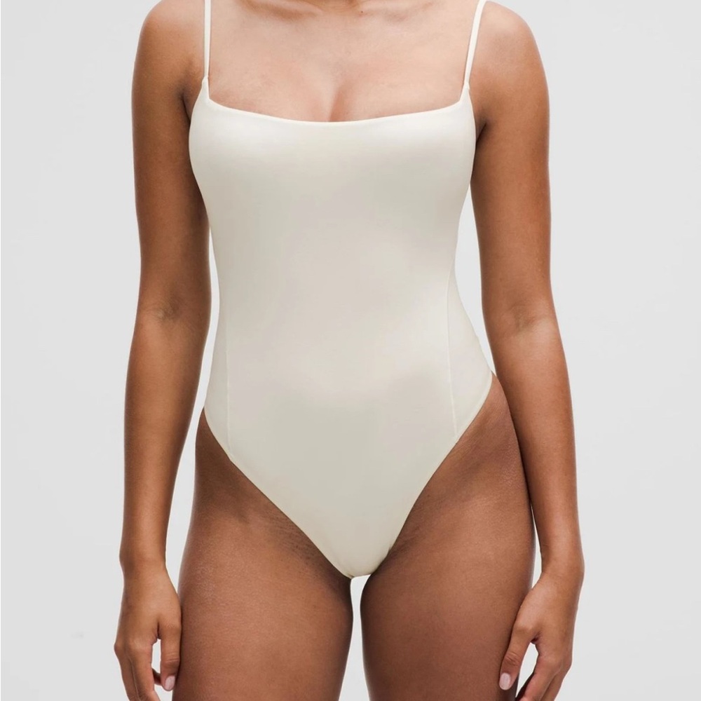Lululemon Athletica Classic Wundermost White Bodysuit